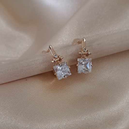 Crystal anti-tarnish earrings sparkling jewellery design